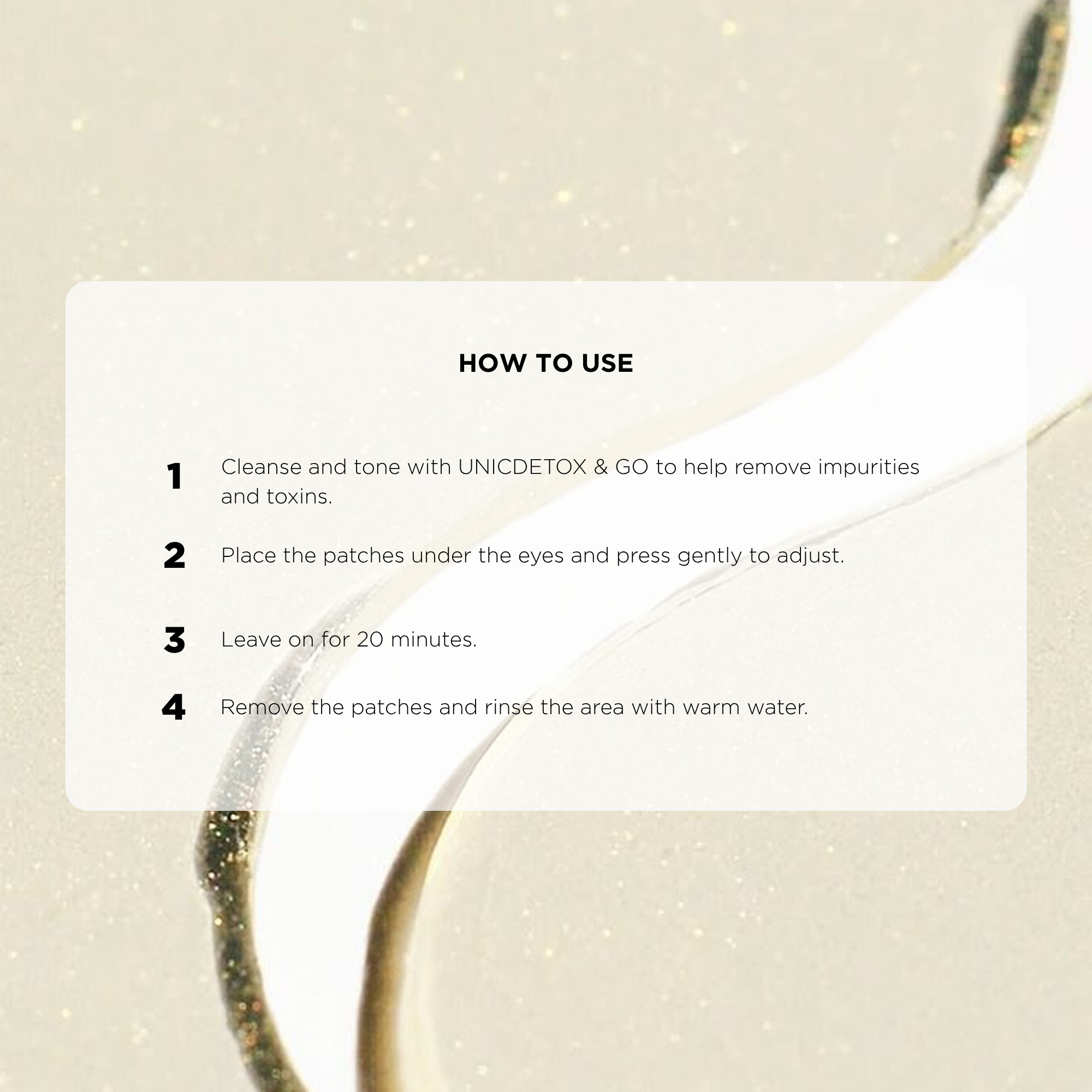 UNICCOLLAGEN FLASH EYE MASK