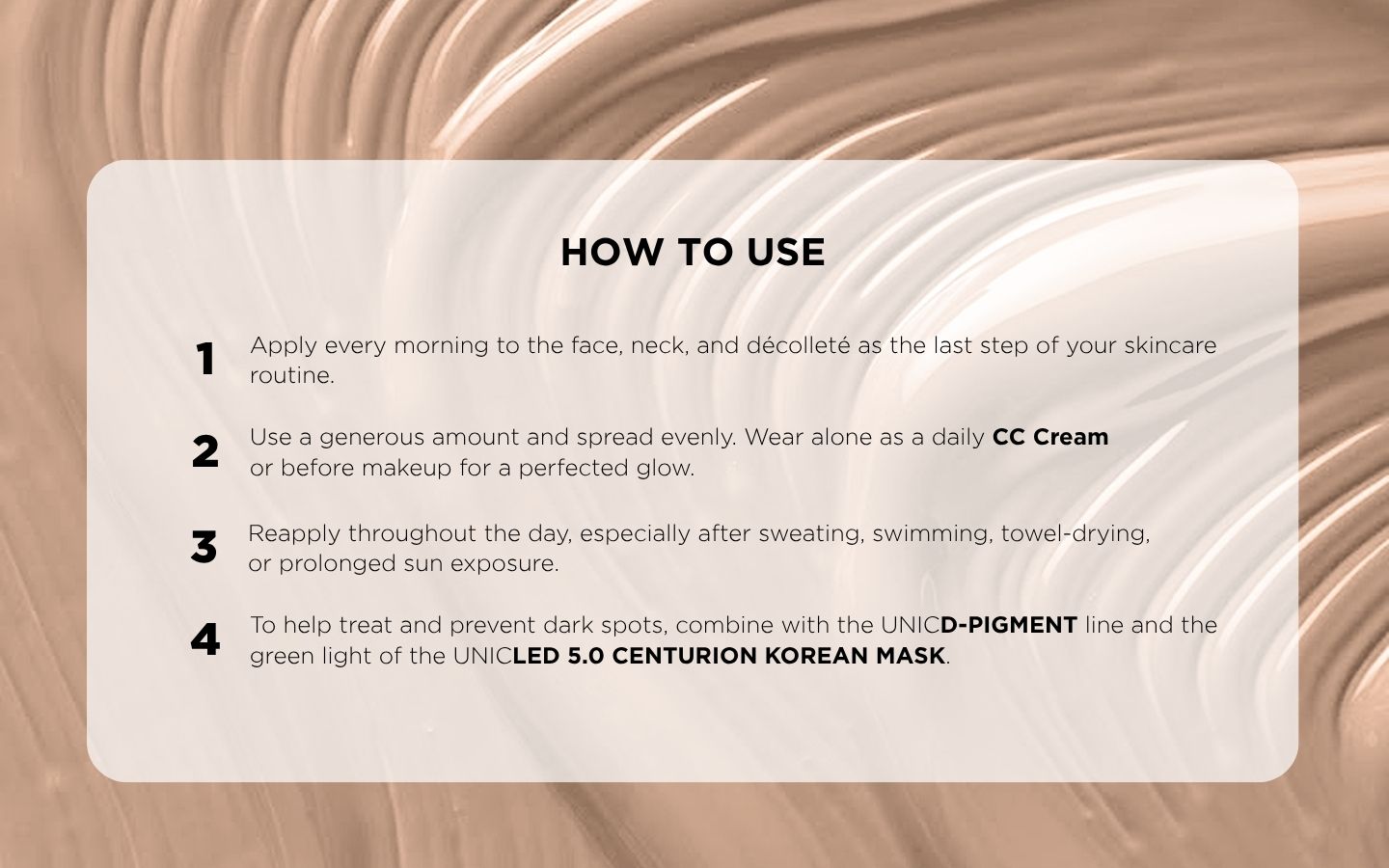UNICSUN+ DARK SPOT CONTROL SUNCARE & TREATMENT TINTED CREAM (Natural Glow)